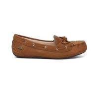 EverAu Australia Women's Genuine Leather Monty Moccasins with Rubber Sole Flat in Brown | Size: 8