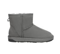 EverAu Australia Women's Real Sheepskin Emu Mini Classic Boots with TPR Sole in Grey | Size: 6 EverAu Australia Grey 6