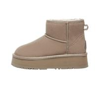 EverAu Women's Dusky Classic Cow Suede Mini Boots - Brown - 8 UK - Brown - 100% Mixed