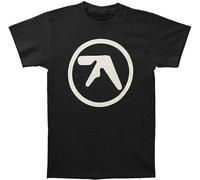 EVERBAB Aphex Twin Men's Logo Slim Fit T-Shirt Black M