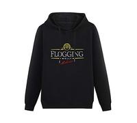 EVERBAB Men's Workwear Pullover Hoody Flogging Molly Cotton Long Sleeve Sweatshirts 3XL Black