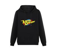 EVERBAB Mumen Henry Danger Hoody With kangaroo Pocket Sweatershirt, Hoodie S Black