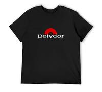 EVERBAB Polydor Record Label Logo Shirt Tshirt Men's Black XXL