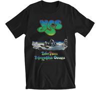 EVERBAB YES Topographic Oceans Short Sleeve Cotton Black Men Black 3XL