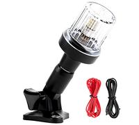 Everbeam Adjustable Stainless Steel Anchor Light for Fishing Boats and Marine Vessels - Gives 360 Degree Visibility for 3 Nautical Miles - Weatherproof Fold Down 36pc LED inc. Fittings and Manual