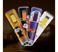 EverBrite 4-Pack Halloween Torches, Small Flashlight, Pocket LED Torch with Clip for Reading, Camping, and Emergencies, Batteries Included