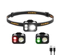 EverBrite Rechargeable LED Head Torch, Grey