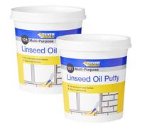 Everbuild 101 Multi-Purpose Linseed Oil Putty, Nat