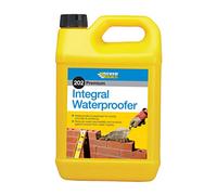 Everbuild 202 Premium Integral Liquid Waterproofer Admixture - Suitable for Mortar and Rendering - Chloride Free - 5 Litre