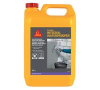 Everbuild 202 Premium Integral Liquid Waterproofer Admixture - Suitable for Mortar and Rendering - Chloride Free - 5 Litre