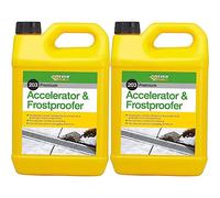 Everbuild 203 Premium Accelerator And Frostproofer | Accelerate Cement Setting Time and Provides Frost Protection for Concrete, Mortar and Rendering - 5 Litre (Pack of 2)