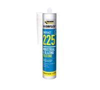 Everbuild 225 Contract Industrial Glazing Silicone Sealant 295Ml