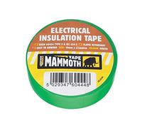 Everbuild 2ELECGRN Electrical Insulation Tape, Green, 19 mm x 33 m