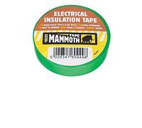 Everbuild 2ELECYELGRN Electrical Insulation Tape, Yellow/Green, 19 mm x 33 m