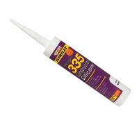Everbuild 335 Construction Silicone Grey 295Ml Everbuild Grey
