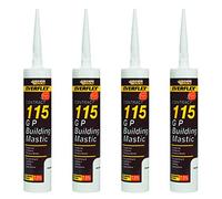 Everbuild 4 X EVBMASBR 115 310 ml General Purpose Building - Mastic Brown