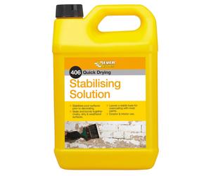 Everbuild 406 Quick Drying Stabilising Solution Clear 5L