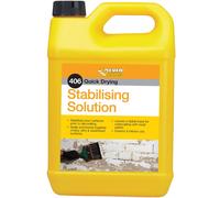 Everbuild 406 Quick Drying Stabilising Solution - Clear - 5 Litre