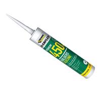 Everbuild 450Gy Everflex 450 Builders Silicone Sealant Grey 300Ml Evb450Gy