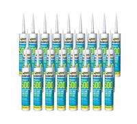 Everbuild 500 Bath & Sanitary Silicone Sealant Translucent 290Ml / Box Of 25