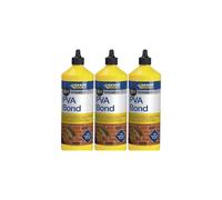 Everbuild 501 Universal PVA Bond, 1 Litre PVA1L (Pack of 3)