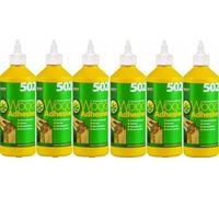 Everbuild 502 All Purpose Weatherproof Wood Adhesive Bottle 500Ml 482247 - Pack Of 6