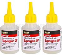 Everbuild 6 x Industrial Superglue General Purpose 50 Gram Multi-Pack
