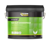Everbuild 701 Non-Slip Tile Adhesive - Ready-Mixed Acrylic, High Strength, White 14kg