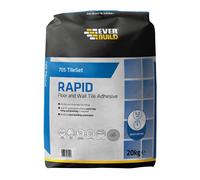 Everbuild 705 TileSet Rapid Floor and Wall Tile Adhesive 20 KG