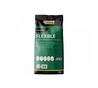 Everbuild Tile Grout 730 - Universal Flexible Hygienic Wall & Floor, Joints up to 15mm, Grey 5kg