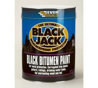 Everbuild 901 BLACK BITUMEN PAINT -5Ltr.- 90105