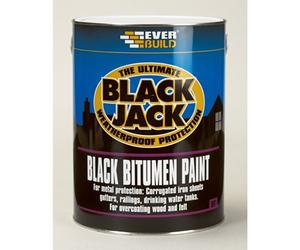 Everbuild 901 BLACK BITUMEN PAINT -5Ltr.- 90105