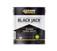 Everbuild 90302 Black Jack 903 Bitumen Trowel Mastic 2.5 Litre Evb90302