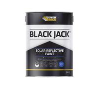 Everbuild Black Jack 907 Solar Reflective Paint - Water-Resistant - Silver - 5 Litre