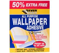 Everbuild All Purp Wallpaper Paste + 50% Free 30Roll