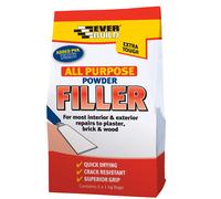 Everbuild All Purpose Powder Filler - Suitable for Interior and Exterior Use - Quick Drying - White - 5kg