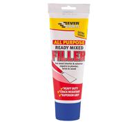 Everbuild All Purpose Ready Mixed Filler - Interior And Exterior Use - Dries White - 330g Tube