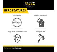 Everbuild All Purpose Weatherproof Wood Adhesive (250Ml), Bottle