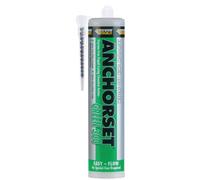 3 X Everbuild ANCHGREEN Anchorset Chemical Anchor 300 ml Green
