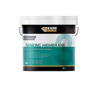 Everbuild Aquaseal Waterproof Tanking Membrane - Flexible - Waterproof - Easy To Apply - Internal And External - Blue - 5 Litre