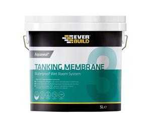 Everbuild Aqwrsmem5 Aquaseal Waterproof Tanking Membrane 5 Litre Evbaqwptm