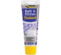 Everbuild Bath and Kitchen Acrylic Sealant - Anti Mould Formulation - White - 200ml