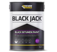 Everbuild Black Jack 901 Bitumen Paint - Solvent Based - Black - 5 Litre