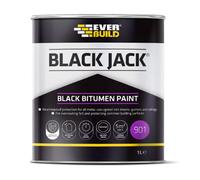 Everbuild Black Jack 901 Bitumen Solvent-Based Protective Paint 1 Litre