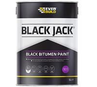 Everbuild Black Jack 901 Black Bitumen Paint 5 Litres
