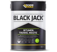 Everbuild Black Jack 903 Bitumen Trowel Mastic - Trowellable Bituminous Compound - Black - 5 Litre
