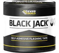 Everbuild Black Jack Strong Self Adhesive Flashing Tape - Natural Lead-Look Finish - 150mm x 3m