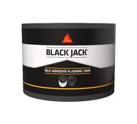 Everbuild Black Jack Strong Self Adhesive Flashing Tape - Natural Lead-Look Finish - 100mm x 3m
