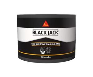 Everbuild Black Jack Strong Self Adhesive Flashing Tape - Natural Lead-Look Finish - 150mm x 3m