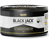 Everbuild Black Jack Strong Self Adhesive Flashing Tape - Natural Lead-Look Finish - 300mm x 10m